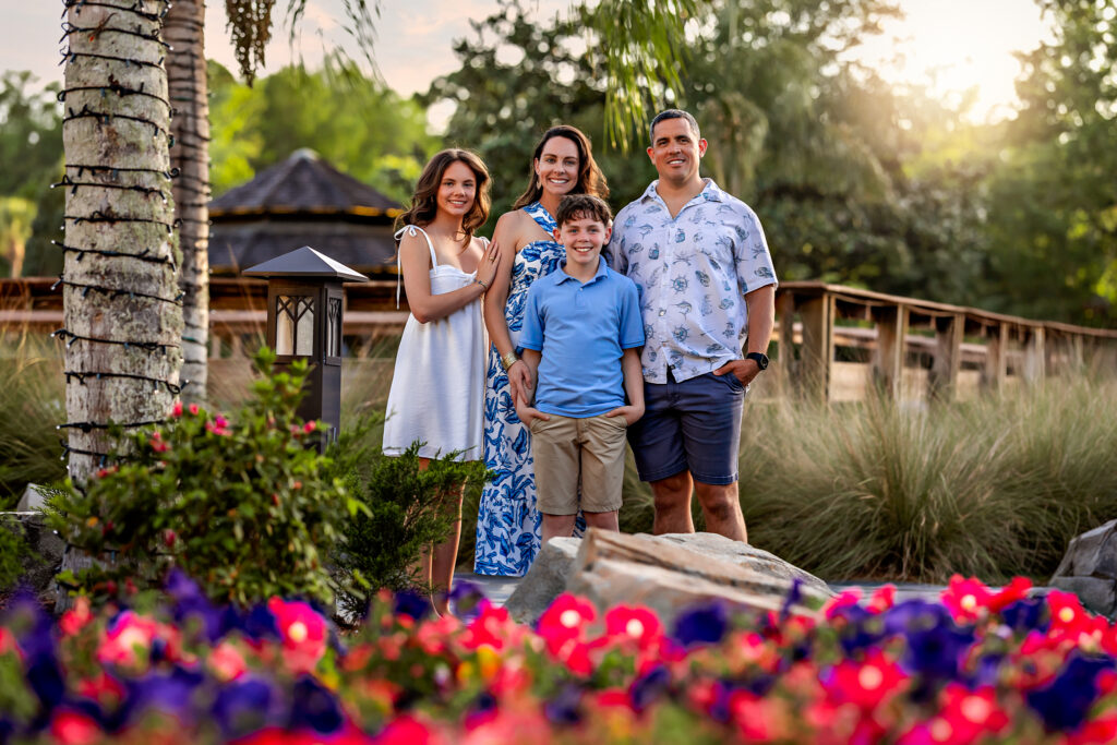 Orlando family photographer captures family photos at Shades of Green Resort near Disney World